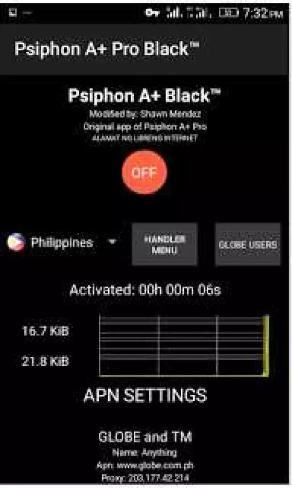 New Globe Unlimited Free Browsing Using Psiphon VPN For Philippines 